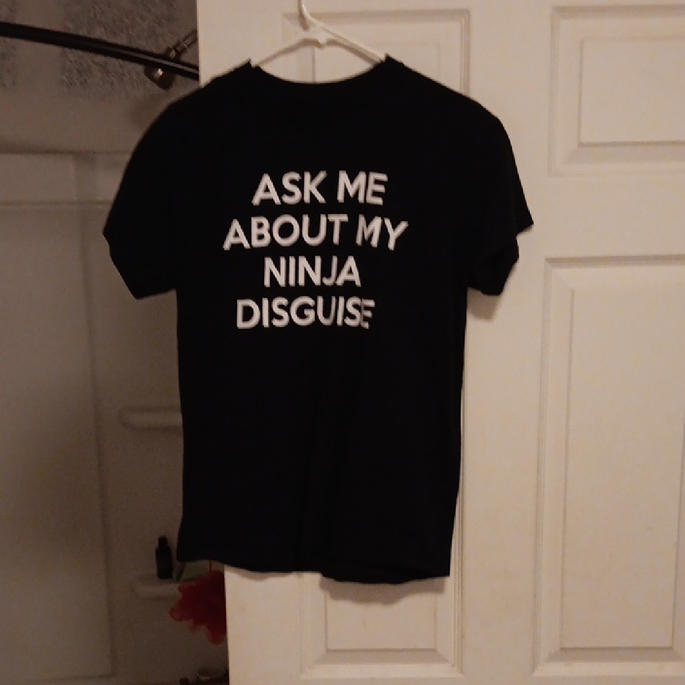 Black Graphic Tee - Ninja Disguise